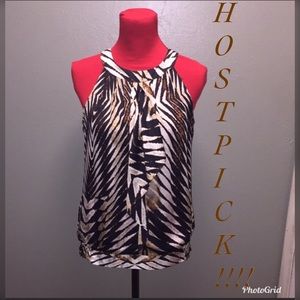 WORTHINGTON ZEBRA PRINT SHIRT